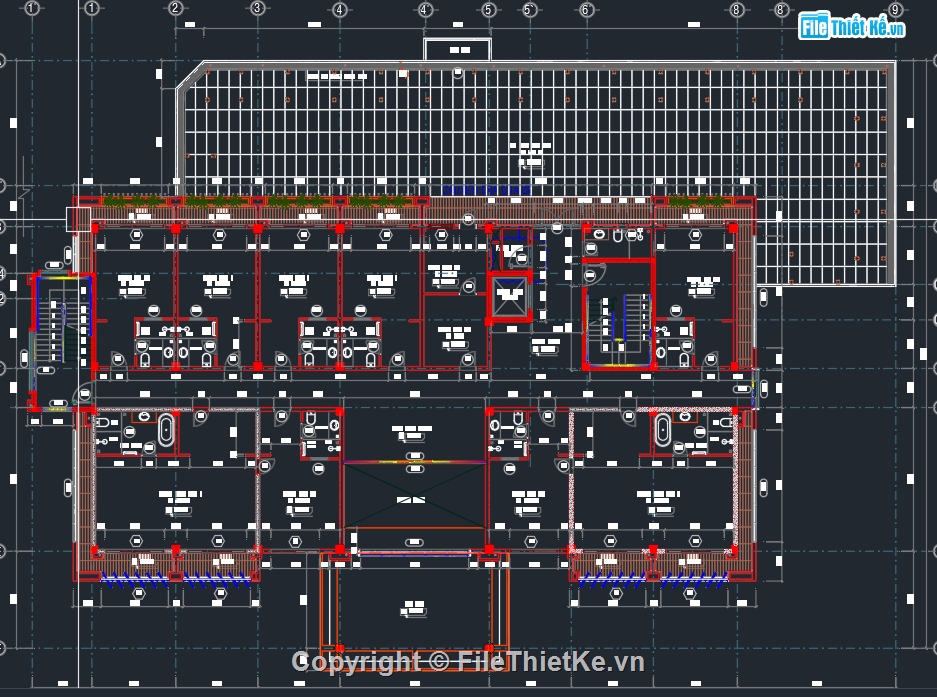 chi tiết,kiến trúc nhà khách,file cad kiến trúc,kiến trúc nhà,autocad,file cad đầy đủ