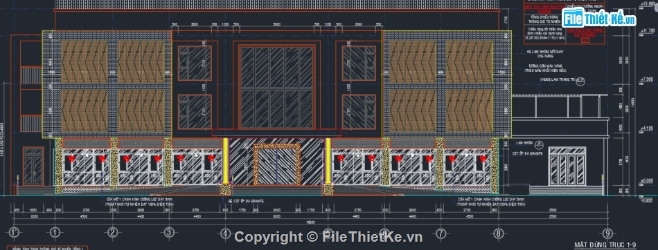 chi tiết,kiến trúc nhà khách,file cad kiến trúc,kiến trúc nhà,autocad,file cad đầy đủ