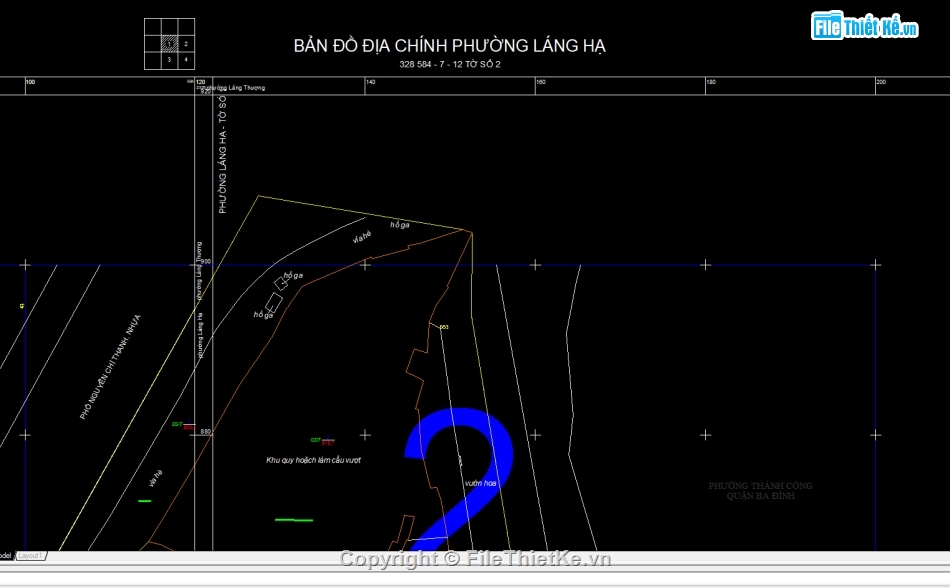 Bản đồ địa chính phường Láng Hạ - VN2000,Bản đồ quy hoạch phường Láng Hạ - VN2000,Bản đồ giải thửa phường Láng Hạ - VN2000,Phường Láng Hạ - VN2000