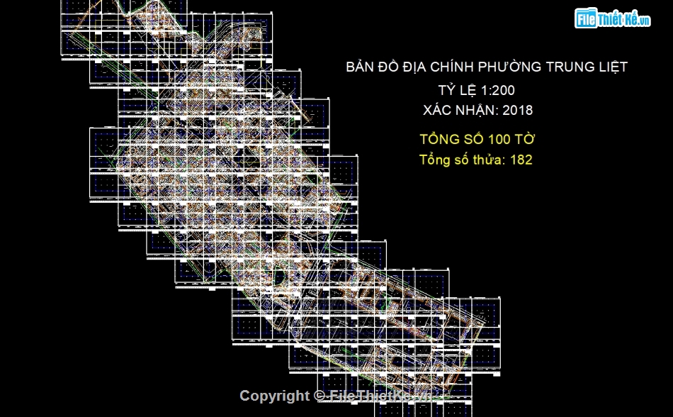 Bản đồ địa chính phường Trung Liệt - VN2000,File Cad Bản đồ địa chính phường Trung Liệt,Bản đồ giải thửa phường Trung Liệt - VN2000,phường Trung Liệt - VN2000,Quy hoạch phường Trung Liệt - VN2000