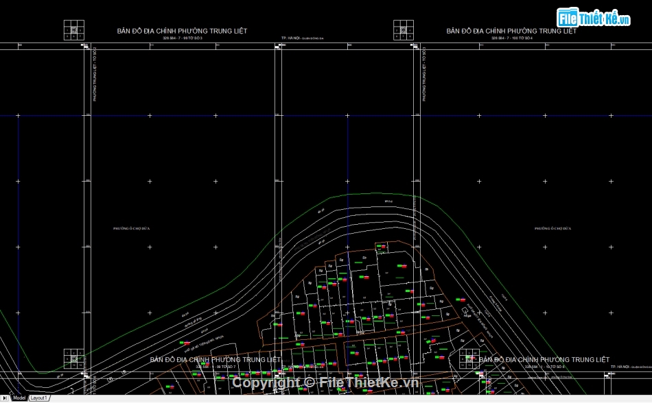 Bản đồ địa chính phường Trung Liệt - VN2000,File Cad Bản đồ địa chính phường Trung Liệt,Bản đồ giải thửa phường Trung Liệt - VN2000,phường Trung Liệt - VN2000,Quy hoạch phường Trung Liệt - VN2000