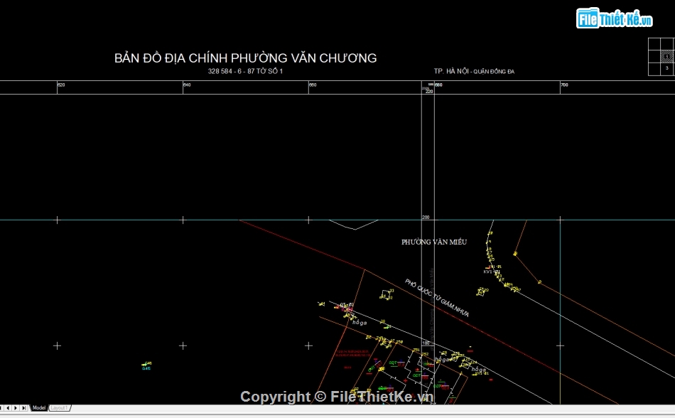 File Cad Bản đồ địa chính phường Văn Chương,Bản đồ địa chính phường Văn Chương - VN2000,Quy hoạch phường Văn Chương - VN2000,Bản đồ giải thửa phường Văn Chương - VN2000,phường Văn Chương - VN2000