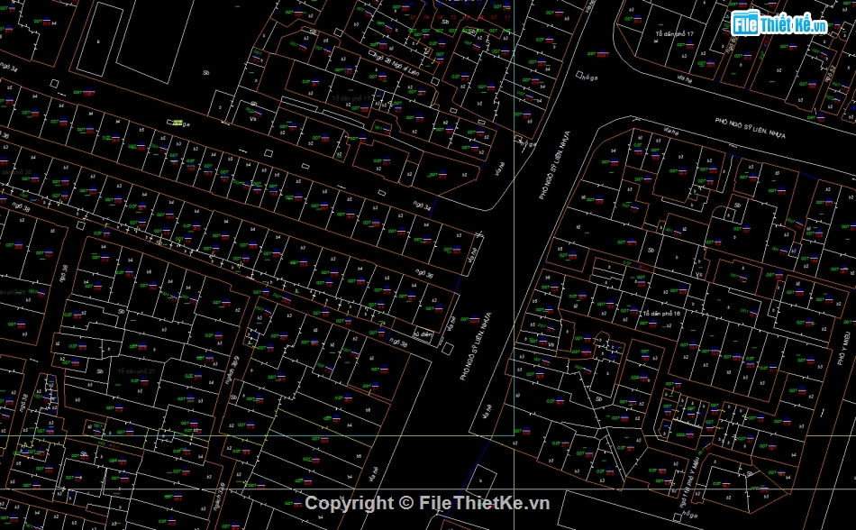 File Cad Bản đồ địa chính phường Văn Miếu,Bản đồ địa chính phường Văn Miếu - VN2000,Quy hoạch phường Văn Miếu - VN2000,Bản đồ giải thửa phường Văn Miếu - VN2000,phường Văn Miếu - VN2000