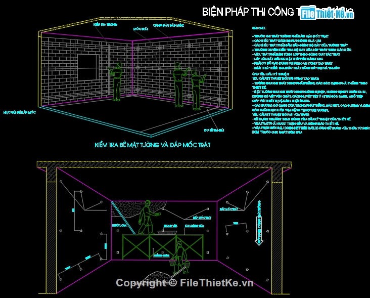 bản vẽ biện pháp,biện pháp thi công nhà,bản vẽ công trình