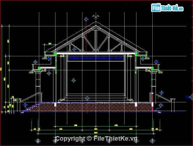 hội trường 100 chỗ,bản vẽ nhà hội trường,thiết kế hội trường,mẫu hội trường đẹp