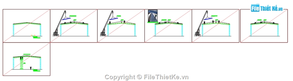 File cad,chi tiết thi công,chi tiết mái,nhà mái