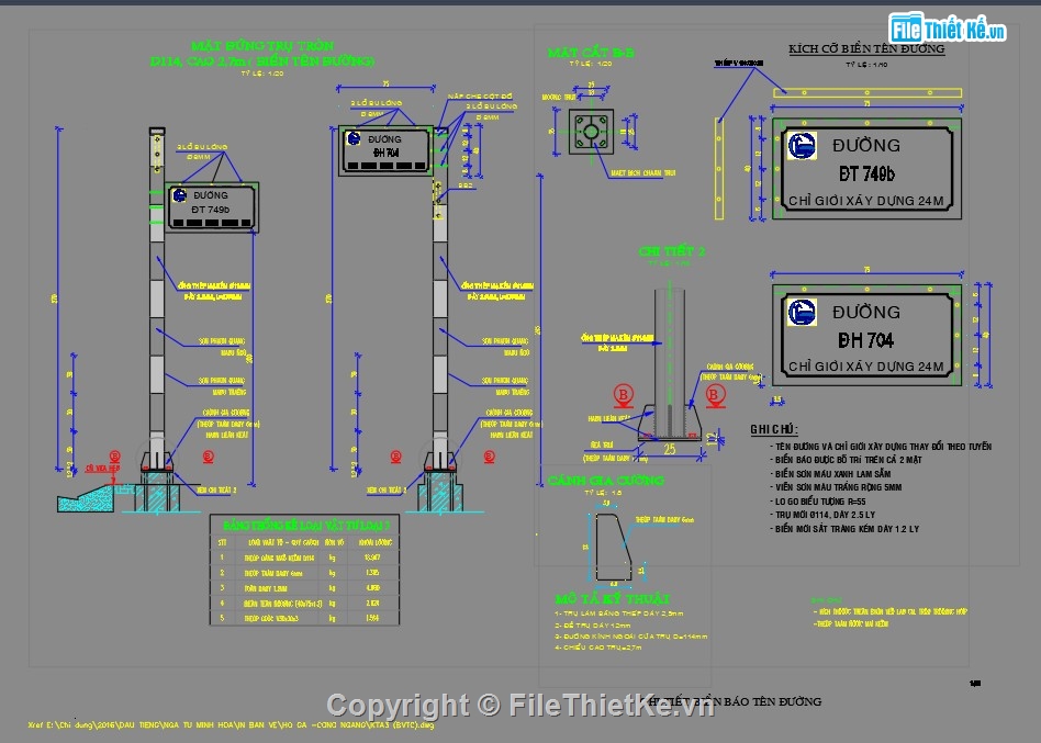 File cad,biển báo giao thông,chi tiết biển báo,File cad biển báo,các loại biển báo giao thông