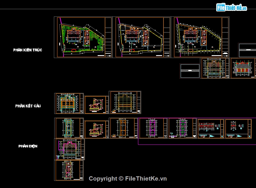 File cad,Kiến trúc,kết cấu,nhà thờ,File cad nhà thờ họ,nhà thờ cad