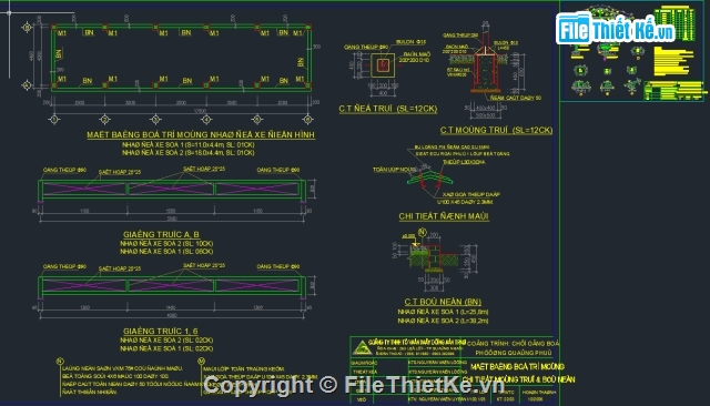 nhà để xe,nhà để xe khung thép,nhà để xe công ty,nhà để xe khung sắt,bản vẽ nhà để xe