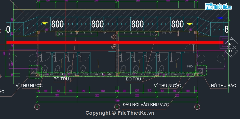 cad nhà vệ sinh,nhà vệ sinh công cộng,cad nhà,kết cấu nhà vệ sinh,kết cấu