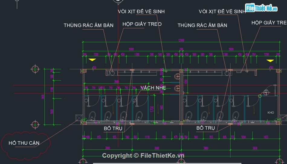 cad nhà vệ sinh,nhà vệ sinh công cộng,cad nhà,kết cấu nhà vệ sinh,kết cấu