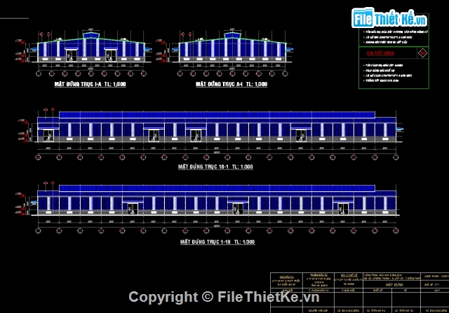 File cad nhà xưởng,cad nhà xưởng,Nhà xưởng 40x136m