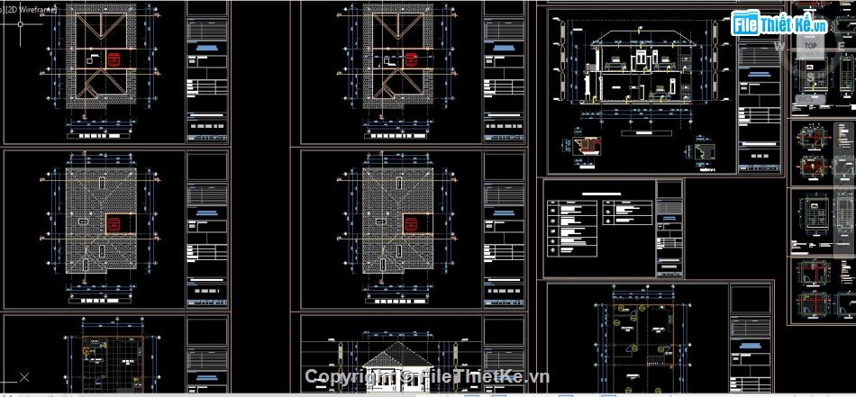 Bản vẽ biệt thự 2 tầng,biệt thự 2 tầng 8x12m,cad biệt thự 2 tầng đẹp,biệt thự sketchup,File cad biệt thự 2 tầng