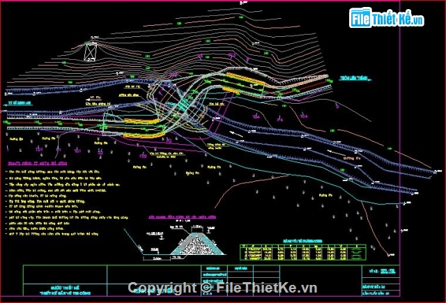 thiết kế Bộ ngầm,Bộ ngầm tràn liên hợp đầy đủ,bản vẽ Bộ ngầm tràn liên hợp