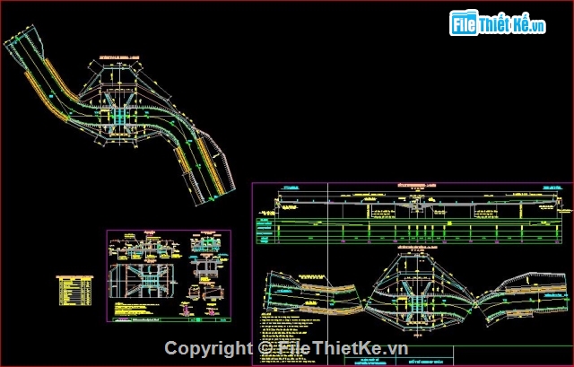 thiết kế Bộ ngầm,Bộ ngầm tràn liên hợp đầy đủ,bản vẽ Bộ ngầm tràn liên hợp