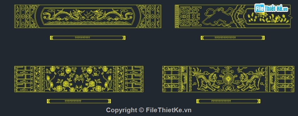 hoa văn trang trí cnc,file cad hoa văn trang trí,file cắt cnc hoa văn trang trí,thiết kế hoa văn trang trí cnc