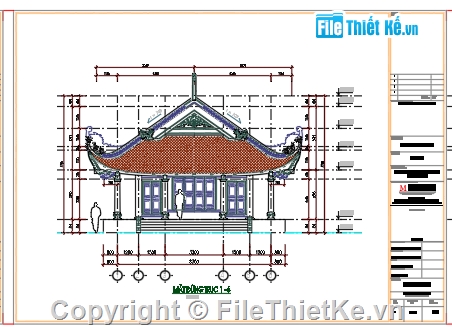 File cad,kiến trúc nhà thờ,kiến trúc nhà thờ họ,kiến rúc,nhà mái,kiến trúc nhà