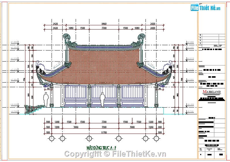 File cad,kiến trúc nhà thờ,kiến trúc nhà thờ họ,kiến rúc,nhà mái,kiến trúc nhà