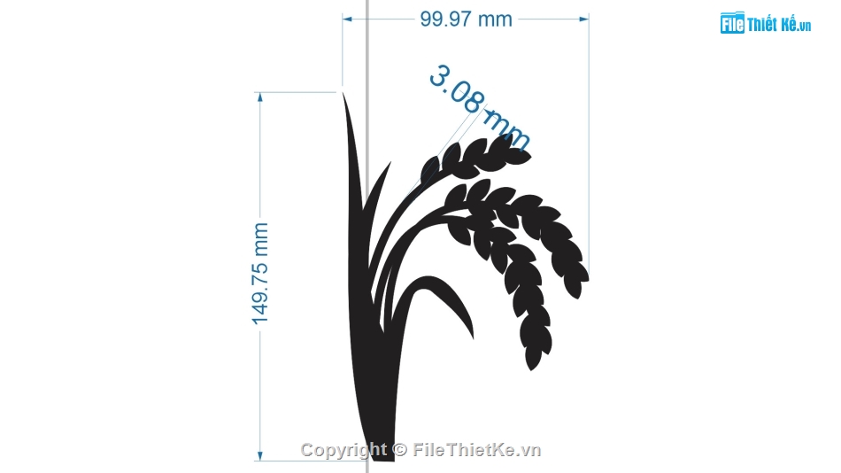 bông lúa cnc,file cnc bông lúa,mẫu cnc bông lúa