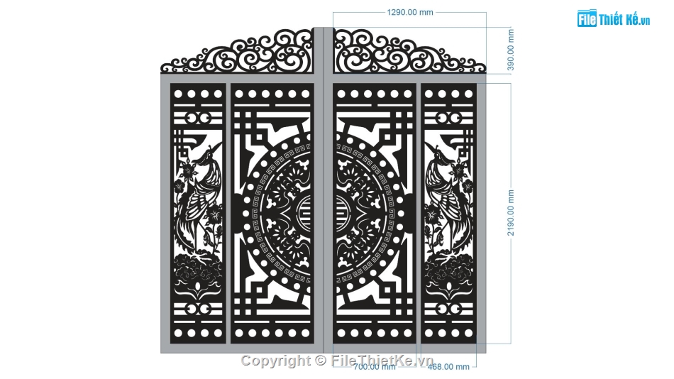 File cổng 2 cánh cnc,file cnc cổng 2 cánh,mẫu cổng 2 cánh cnc