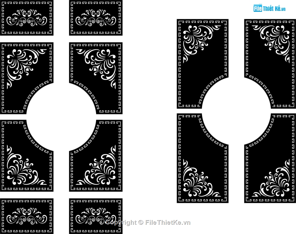 cổng 2 cánh cnc,file cnc cổng 2 cánh,mẫu cổng 2 cánh hoa văn