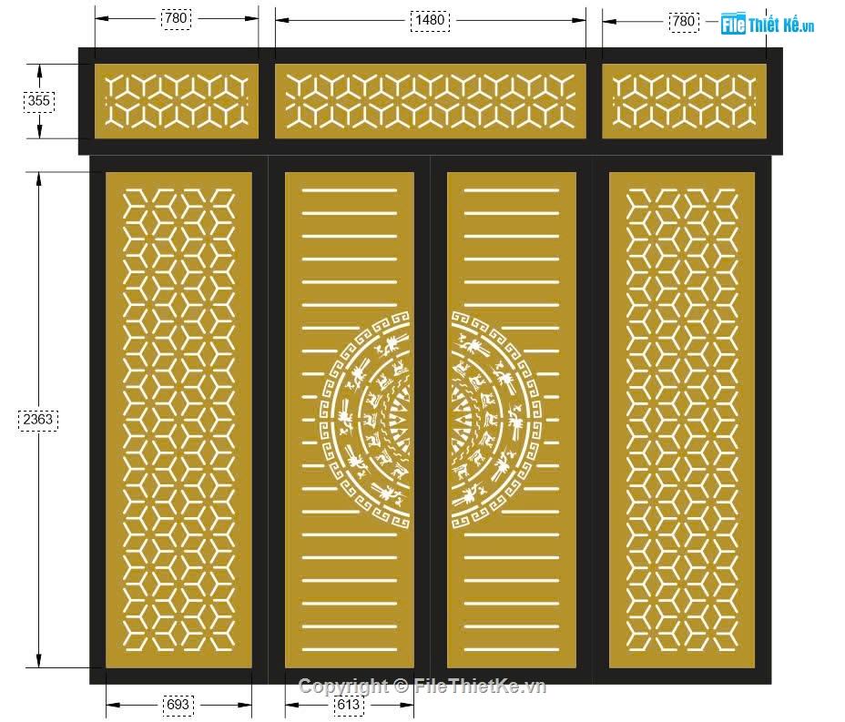 cổng 4 cánh cnc,File cổng 4 cánh,File cnc cổng 4 cánh,cổng 4  cánh cnc