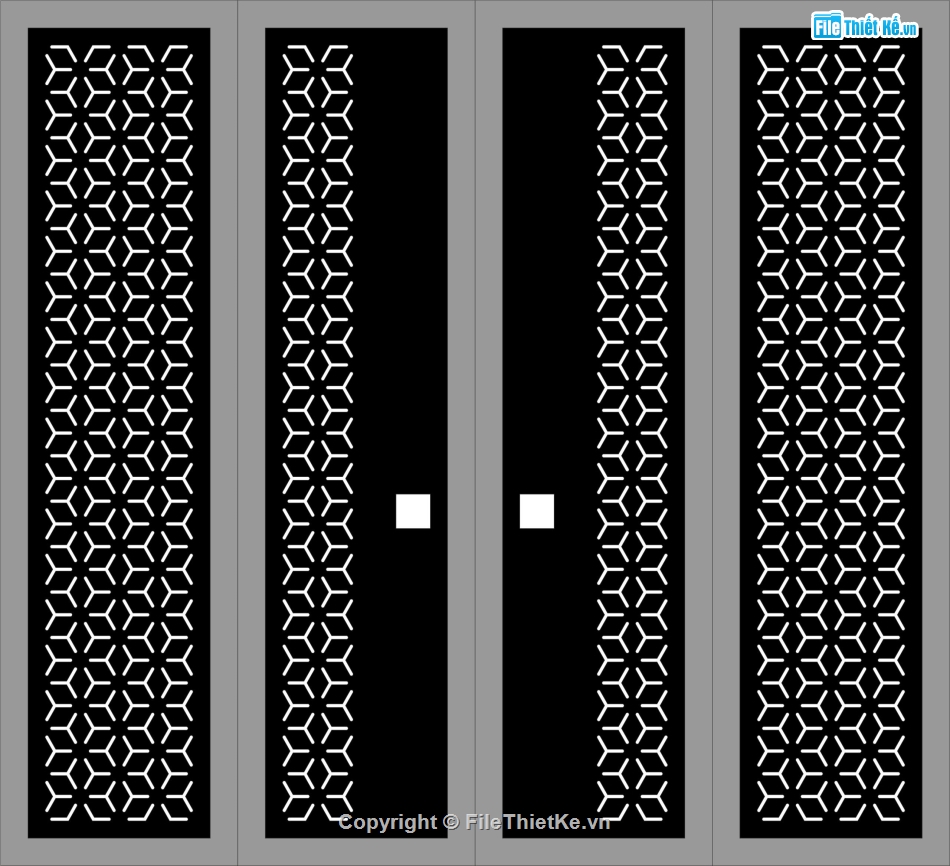 cổng 4 cánh cnc,File cổng 4 cánh,file cổng dxf đẹp