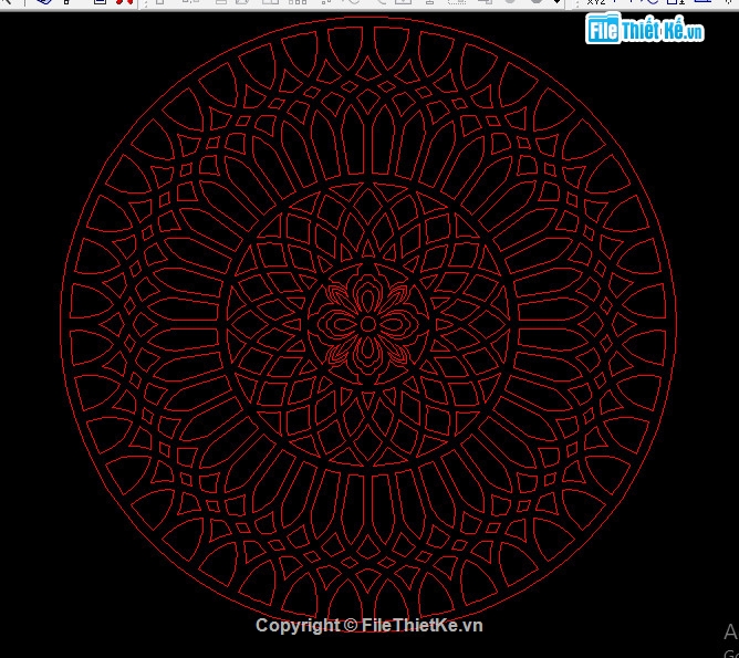 mái kính,hoa văn tròn mái kính,mẫu cnc hoa văn tròn mái kính