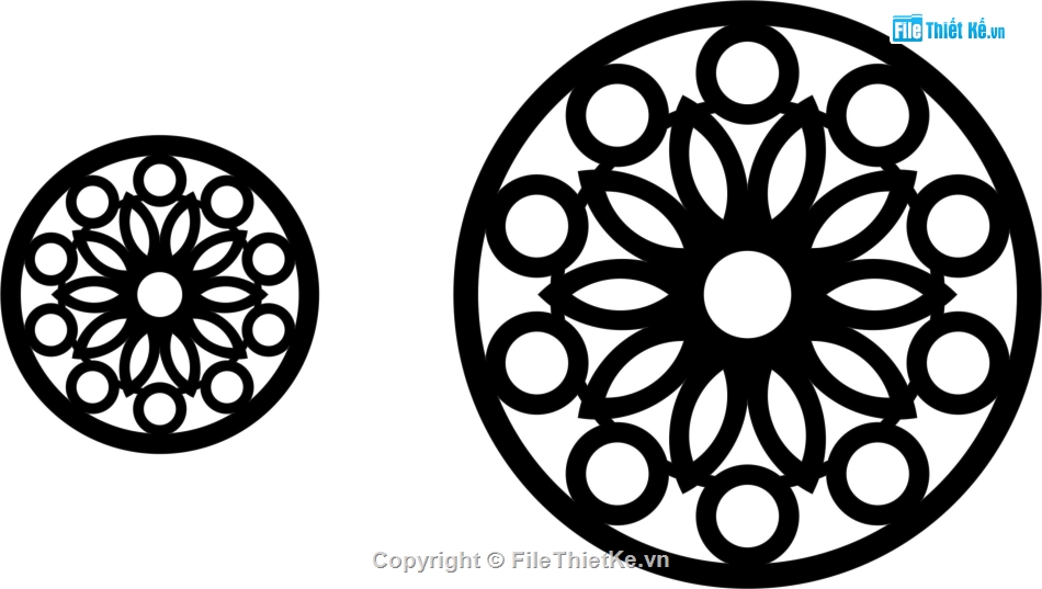 cnc hoa văn,hoa văn tròn,File hoa văn,hoa văn cnc