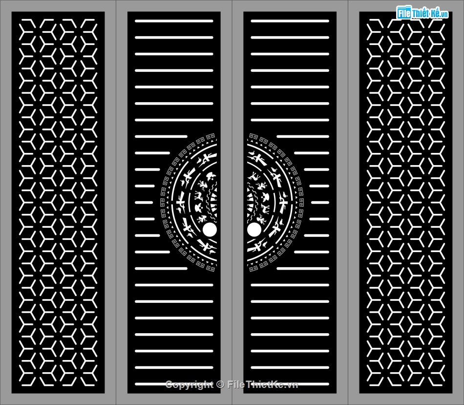 cổng 4 cánh cnc,file cnc cổng 4 cánh,file cổng 4 cánh