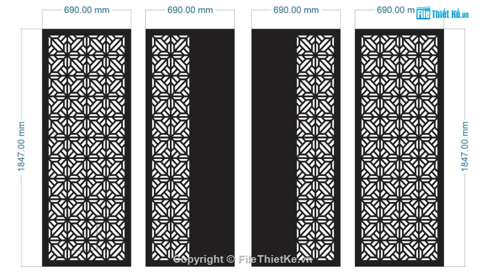mẫu cổng 4 cánh,cổng 4 cánh cnc,file cổng cnc 4 cánh