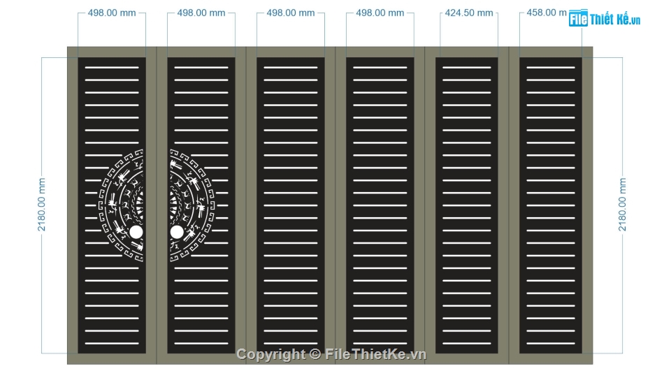 cổng 6 cánh cnc,file cnc cổng 6 cánh,mẫu cnc cổng 6 cánh