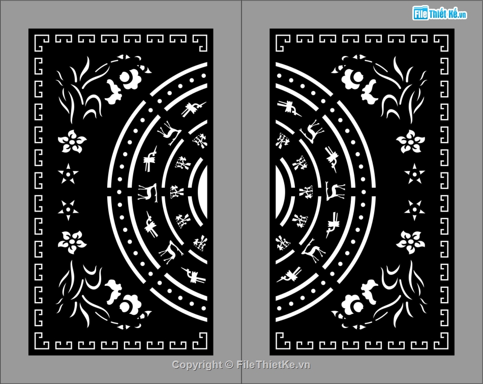 File cổng 2 cánh cnc,cnc cổng 2 cánh,mẫu cổng 2 cánh