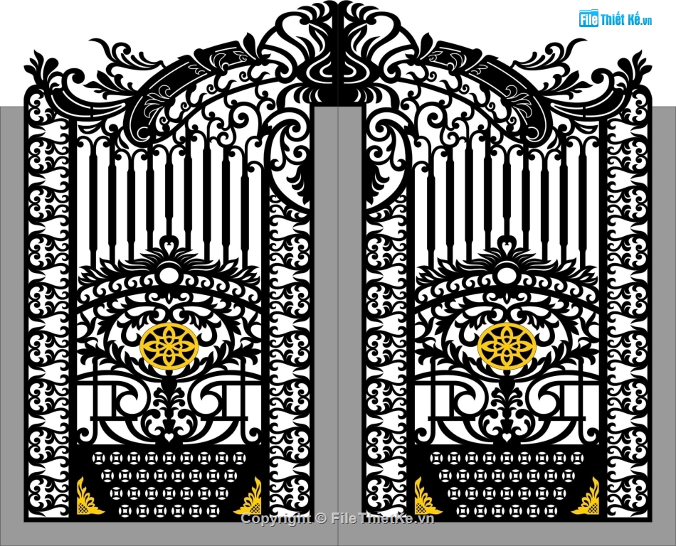 cổng 2 cánh cnc,file cnc cổng 2 cánh,mẫu cnc cổng 2 cánh