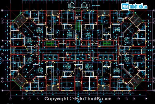 thiết kế chung cư,bản vẽ chung cư,chung cư