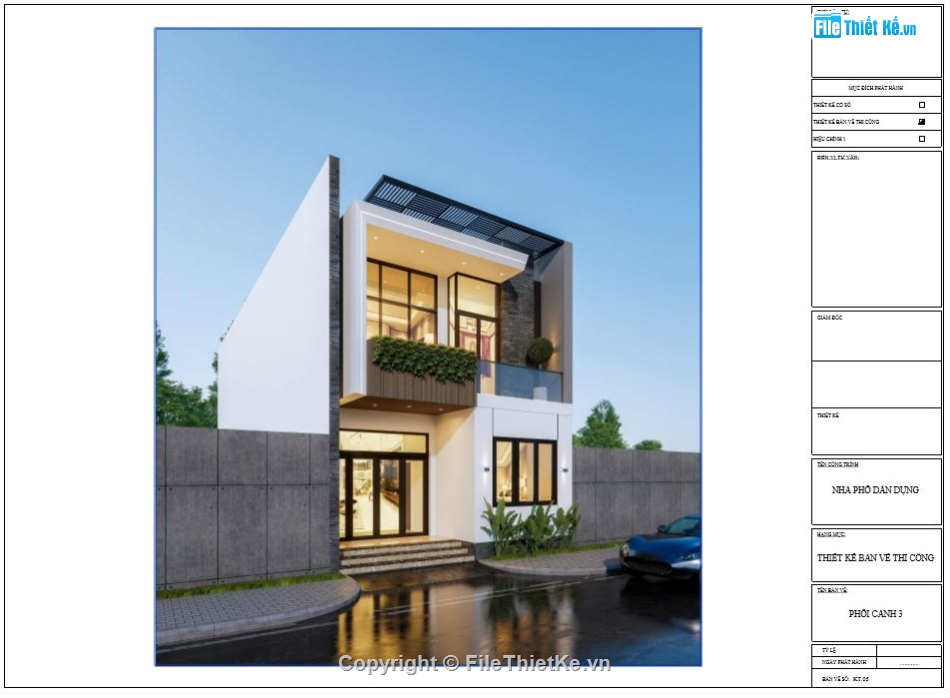 nhà phố 2 tầng,revit nhà phố 2 tầng,bản vẽ revit nhà phố 2 tầng,bản vẽ nhà phố 2 tầng