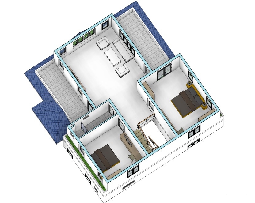 revit biệt thự 2 tầng,kiến trúc biệt thự 2 tầng,revit kiến trúc biệt thự 2 tầng,mẫu biệt thự 2 tầng