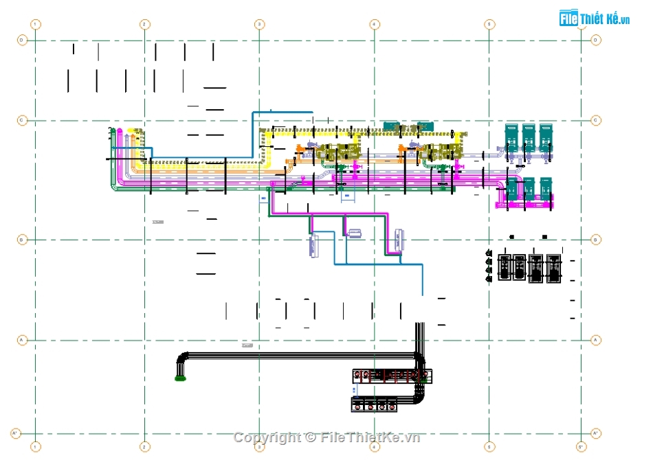 công trình nước,kiến trúc 3 tầng,công trình,công trình revit,tầng hầm,kiến trúc 2 tầng