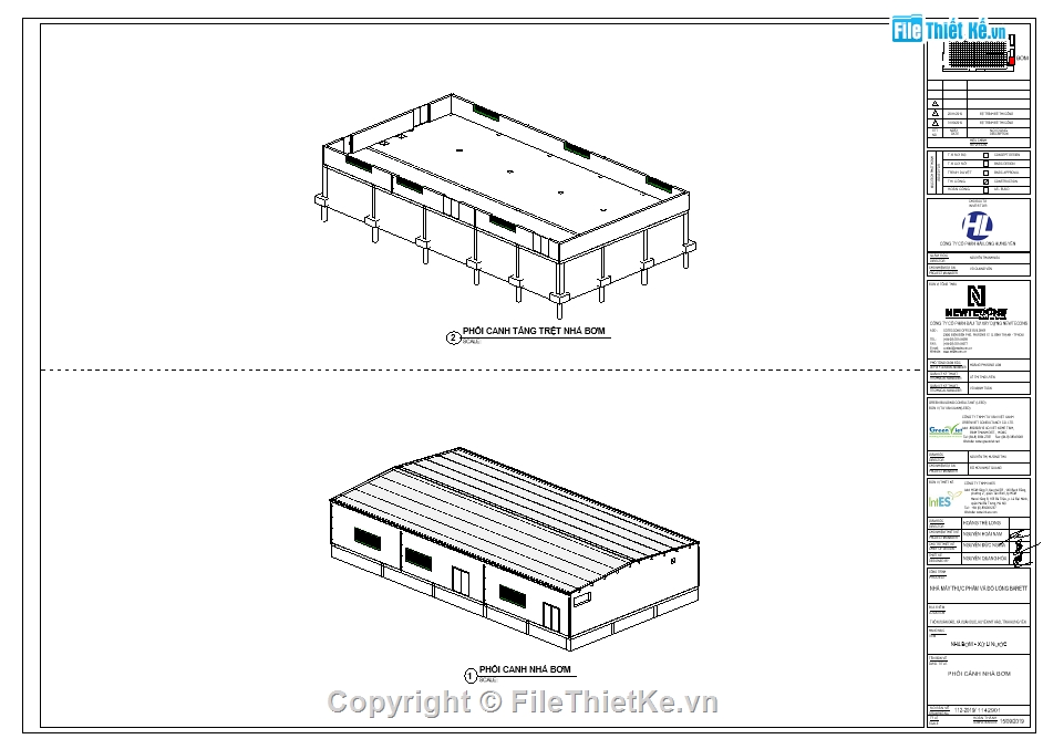 file revit nhà xưởng,nhà xưởng,nhà xưởng revit