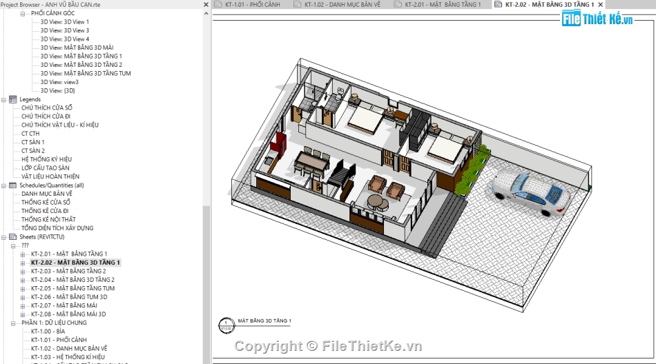 revit nhà phố 2 tầng,nhà phố 2 tầng 1 tum revit,revit nhà phố 9x12m,revit nhà phố