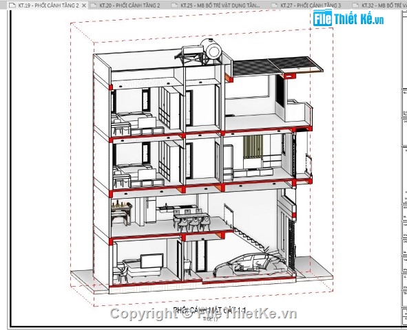 nhà phố 3 tầng,revit nhà phố 3 tầng,file revit nhà phố 3 tầng