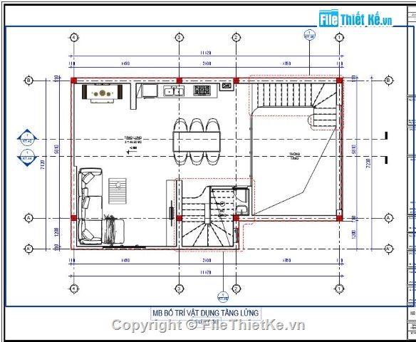 nhà phố 3 tầng,revit nhà phố 3 tầng,file revit nhà phố 3 tầng