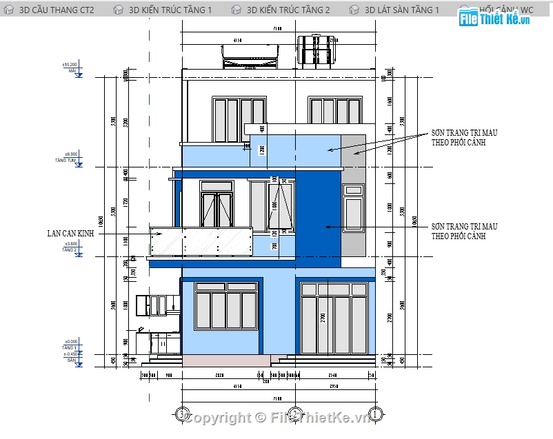 bản vẽ revit nhà phố 3 tầng,file revit nhà phố 3 tầng,Revit nhà phố 3 tầng,revit nhà phố 3 tầng,bản vẽ nhà phố 3 tầng