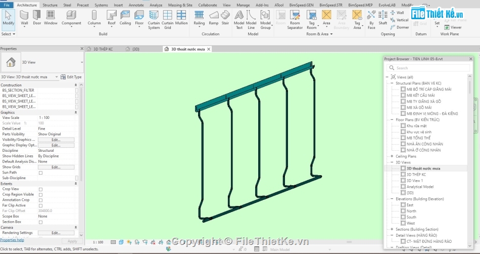 nhà xưởng,revit,nhà kho,Revit nhà xưởng