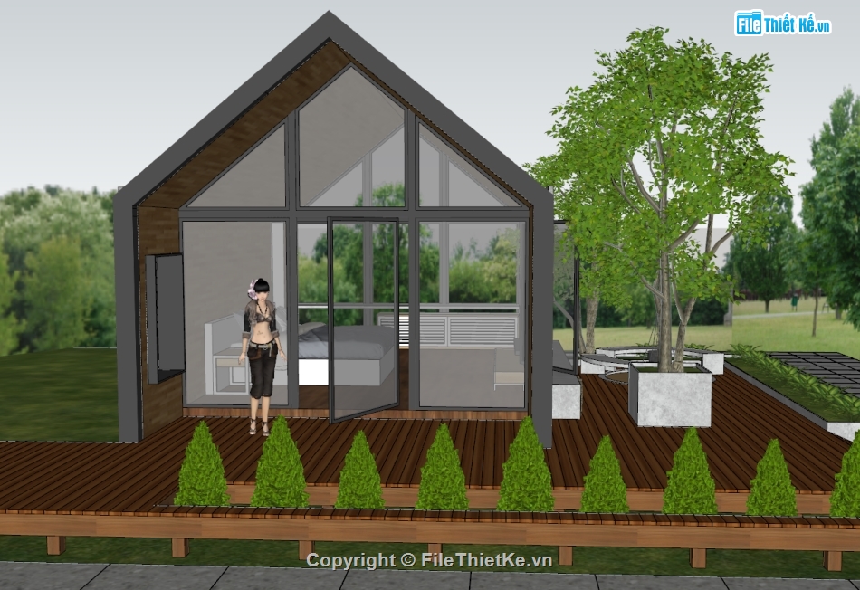 File sketchup homestay,homestay,File home stay sketchup,sketchup homestay