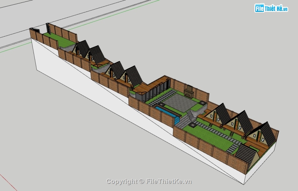 File sketchup homestay,homestay,File home stay sketchup,sketchup homestay,File su home stay,file sketchup home stay