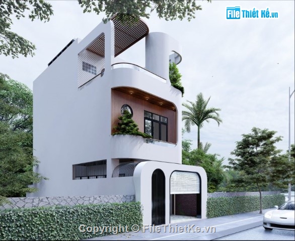 nhà phố 2 tầng 1 tum sketchup,file sketchup nhà phố 2 tầng 1 tum,model sketchup nhà phố 2 tầng 1 tum,3d nhà phố 2 tầng 1 tum