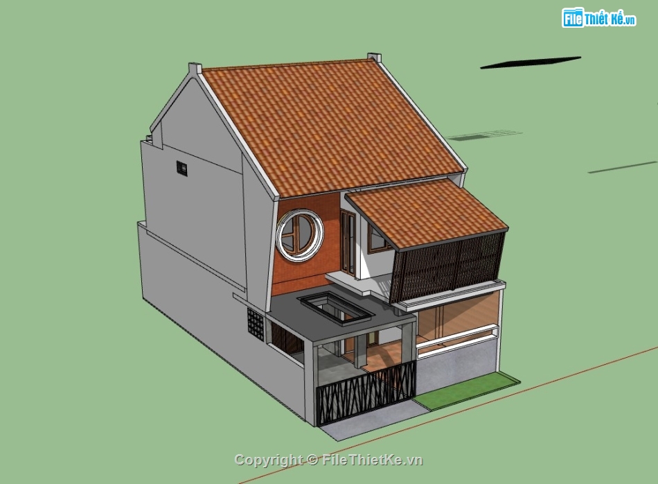 nhà phố 3 tầng,su nhà phố 3 tầng,sketchup nhà phố 3 tầng,su nhà phố,sketchup nhà phố