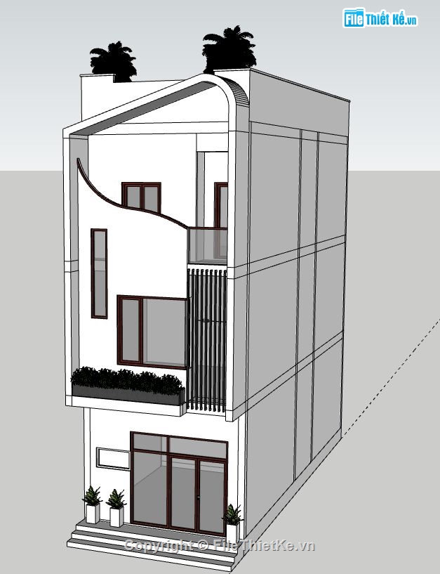 sketchup Nhà phố 3 tầng,file su nhà phố 3 tầng,nhà phố 3 tầng model su,sketchup nhà phố 3 tầng,file sketchup nhà phố 3 tầng