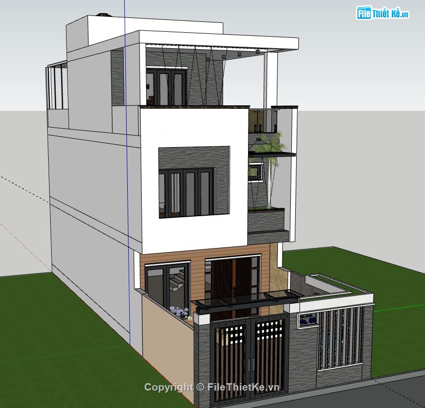 model su nhà phố 3 tầng,model sketchup nhà phố 3 tầng,nhà phố 3 tầng file su,file sketchup nhà phố 3 tầng,nhà phố 3 tầng model su